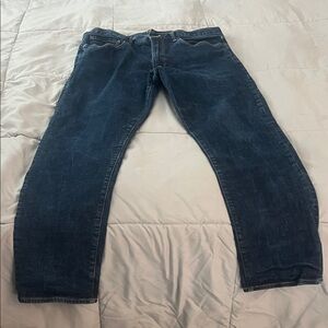 GAP Men's Dark Blue Relaxed Jeans